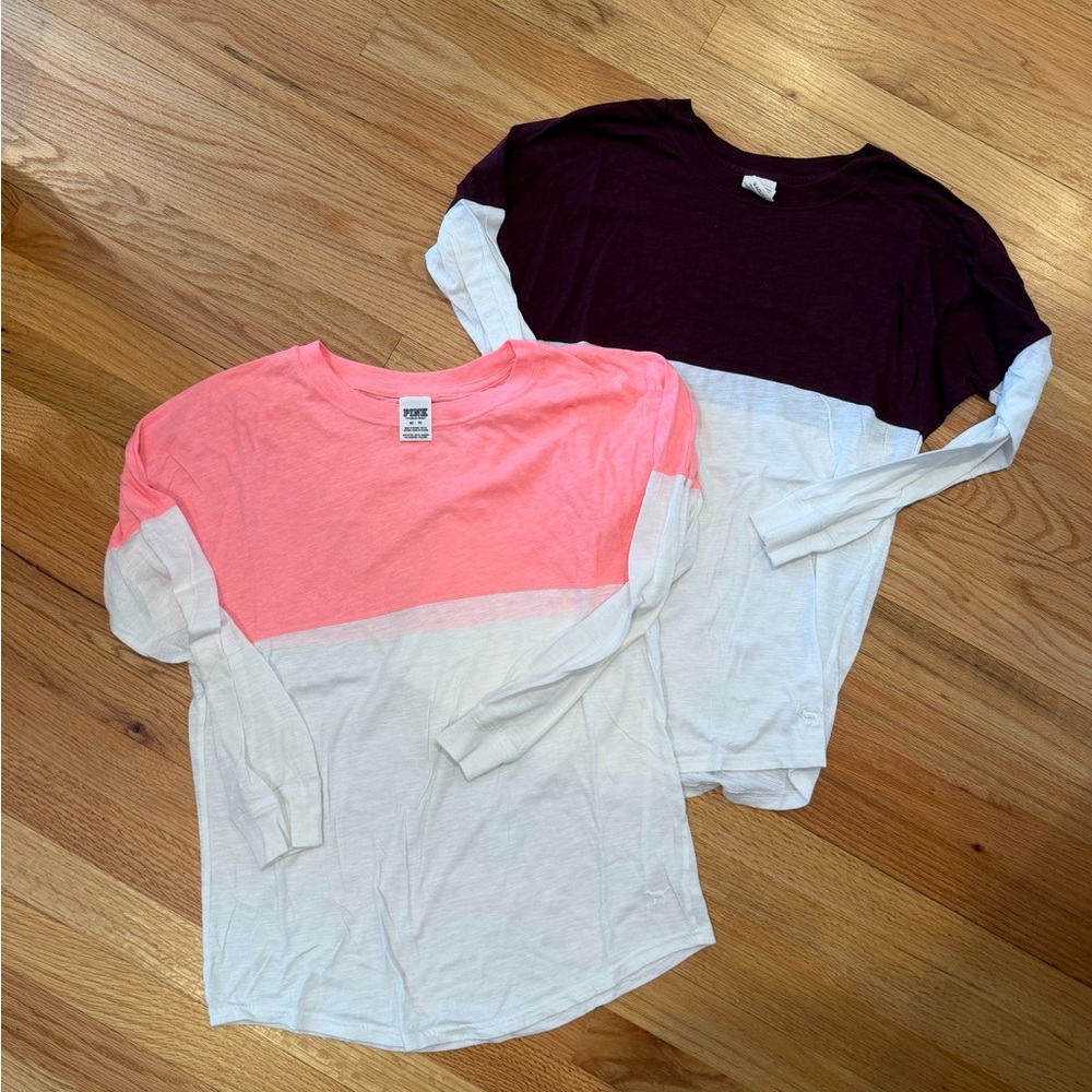 PINK Victoria's Secret Long Sleeve Tees